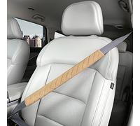 Extra Long Seatbelt Covers for Adults Kids Women & Men, Super Soft Car Seat Belt Strap Cushion for Sedan SUV Trucks, Shoulder Neck Chest Protector Pad, Auto Interior Accessories, 1pc, Beige, 50cm