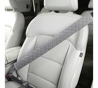 Extra Long Seatbelt Covers for Adults Kids Women & Men, Super Soft Car Seat Belt Strap Cushion for Sedan SUV Trucks, Shoulder Neck Chest Protector Pad, Auto Interior Accessories, 1pc, Grey, 65cm