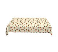 Extra Long Table Protector Pastoral Style Pattern 152X228cm Polyester Waterproof Cloth for Banquet Hall Events E 90in