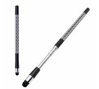 Extra Long Telescopic Stylus Pen for Touch Screens - Retractable Extendable Stylus with Precision Flocking Tip, Universal Compatibility with iPad/iPhone/Android, Lightweight & Durable (Black)