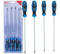 Extra-long Torx bits T15-T30 4-piece Torx screwdriver set by BGS-Germany
