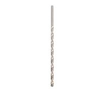 Extra Long Twist Drill, 200MM x 6MM Gold Coated HSS Extra Long Straight Shank Auger Drill Bit, for Drilling in Block, Masonry and Concrete