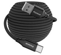 Extra Long USB C Cable 10m USB 2.0 A to Type C Fast Charger Charging Cord for Samsung Galaxy LG Moto Sonyxepria XiaomiRedmi Smartphones Tablets Laptop Security Camera PS5 Controller and more(black)