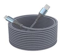 Extra Long USB C Cable 5M ANIME PS5 Controller Charger Cable USB A to Type C Cable Premium Nylon Braided Charger Cord,for Samsung Galaxy S10/S9/S8 Plus,Note 10 9 8,PS5,LG V30 V20 G6 G5,Moto