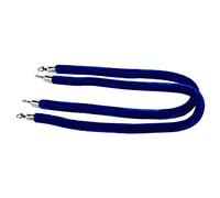 Extra Long Velvet Queue Ber Rope2 Pack Blue Crowd Control for Theaters Hotels Restaurants6.56ft Hanging Divider for Efficient Line ment