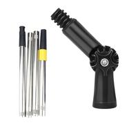 Extra Long Window Washing Machine Tool 180 Pivot Head Ergonomic Handle Design for Child Safe Use in High Ceiling Dusting Applications