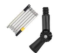 Extra Long Window Washing Machine Tool 180 Pivot Head Ergonomic Handle Design for Child Safe Use in High Ceiling Dusting Applications