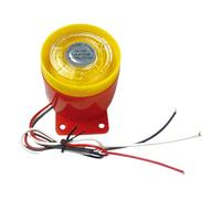 Extra Loud 110dB Piezo Alarm Buzzer 12V / 24V Piezo Electric Buzzer for Construction Sites Warehouse & Security Systems Factory Warehouse Alarm
