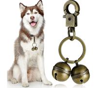 Extra Loud Pair Of Cat And Dog Bells Durable Brass Bells For Pets Collar Charm Pendant Bells