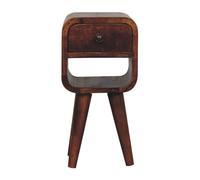 Artisan Furniture Solid Wood Extra Mini Chestnut Curve Lower Bedside