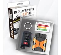 Extra-Partss Simple OBDII Key for Toyota RAV4 2013 2014 2015 2016 2017 2018 fits Smart Remote HYQ14FBA 281451-0020 'G' Board (SUV)