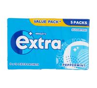 Extra Peppermint Chewing Gum 5 Pack 70g