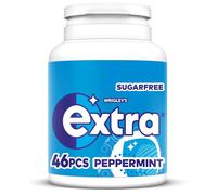 Wrigleys Extra Peppermint Sugarfree Chewing Gum Bottle, Blue One Size