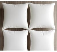 Extra Plump Hollowfibre Cushion Pads - Super Soft Polyester Pillow Inners & Premium Scatter Cushion Fillers for Sofa, Bed, Chair, or Lounge (4, 20 x 20''(50x50cm))