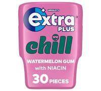 Extra Plus Chill Watermelon Sugar Free Chewing Gum With Xylitol, 30 Pieces