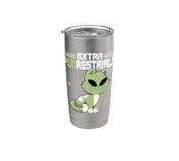 Extra Purrestrials Alien Celestial Cat Lover Outer Space UFO Stainless Steel Insulated Tumbler