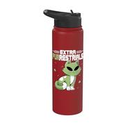 Extra Purrestrials Alien Celestial Cat Lover Outer Space UFO Stainless Steel Insulated Water Bottle