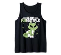 Extra Purrestrials Alien Celestial Cat Lover Outer Space UFO Tank Top
