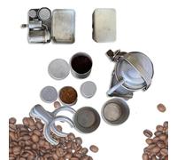 Extra RARE Collectors Camping Coffee Kit, Vintage Nostalgia Espresso & Pour Over Set, Nostalgia Gift for Coffee Lovers Collector, Portable Travel Outdoor Coffees Serving Sets (#1)