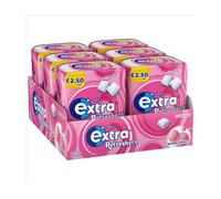 Extra Refreshers Bubblemint Sugarfree Chewing Gum 67g (Pack of 6)
