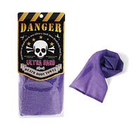 Extra Rough, Exfoliating Washcloth [Made in Japan] Exfoliating Towel Special Texture Makes Fluffy Foam Lather, Back Scrubber, Dead Skin Cell Remover [Loofah for Women and Men] (Purple)