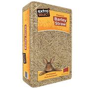 Extra Select Barley Straw Bedding - Soft Animal Bedding for Rabbit, Tortoise, and More - 3 kg (Pack of 2)