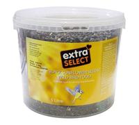 Extra Select Black Sunflower Seed Wild Bird Food, 5 Litre Tub