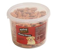 Extra Select Chop Shaped Dog Treat Biscuits in a 3ltr Bucket (approx 200 biscuits)