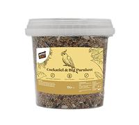 Extra Select Cockatiel & Big Parakeet Food: Complete High-Protein Bird Seed Mix for Indoor Birds - 1 Litre Bucket