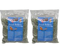 Extra Select Fish Food Pellets with Spirulina 500g, Balanced Nutritional for Outdoor Koi Pond & Aquarium Fish Food for Goldfish (Pack of 2)