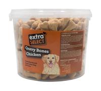 Extra Select Gravy Bones Chicken Flavoured Dog Treat Biscuits in a 1lt