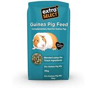 Extra Select Guinea Pig Food - Dry Muesli Mix with Concentrate Pellets, Flaked Maize, Grass Hay, Pea Flakes for Guinea Pigs with Vitamin C- Small Pet Feed -15kg