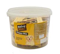 Extra Select Happy Mix Dog Treat Biscuits in a 3ltr Bucket (approx 100 biscuits)