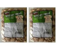 Extra Select Marrowbone Rolls - Crunchy Dog Biscuits & Snacks with Meaty Center - Marrow Bone Puppy & Bedtime Treats - 1 kg (Pack of 2)