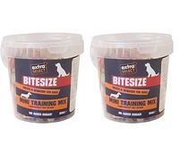 Extra Select Mini Training Treats for Dogs - Mixed Soft High Value Dog Training Treats for Small Dogs to Large, Low Fat Dog Treats Puppy Suitable - 500g (Pack of 2)