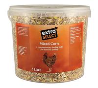 Extra Select Mixed Corn Poultry Feed Tub, 5 Litre (packaging may vary)