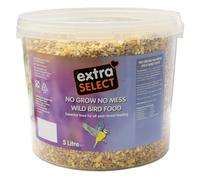 Extra Select No grow Wild Bird Food In Bucket 5 ltr (Pack of 1), packaging may vary