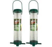 Extra Select Peanut Feeder 18cm - Rust-Resistant Wire Mesh - Wild Bird Feeder with Hanging Loop (Pack of 2)