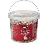 Extra Select Premium Rabbit Mix Bucket 5L - Balanced Complementary Feed with Pellets, Forage, Vitamins & Minerals (Packaging may vary)