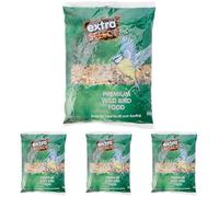 Extra Select Premium Wild Bird Food, 1 kg (Pack of 4)