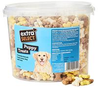 Extra Select Puppy Bones Dog Treat Biscuits in a 3ltr Bucket (approx 1070 biscuits)