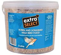 Extra Select Robin and Songbird Feed Mix Tub, 5 Litre
