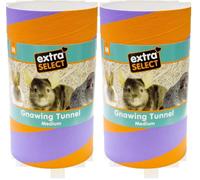 Extra Select Small Animal Gnawing Tunnel, Medium (Pack of 2)
