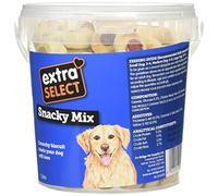 Extra Select Snacky Mix Dog treat Biscuits in a 1lt Bucket (approx 100 biscuits)