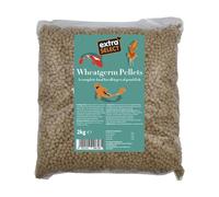 Extra Select Wheatgerm Fish Food Pellets - Complete, Digestible, Wheatgerm Winter Pond Fish Food for Cold Water Koi Carp & Goldfish Pellets - 2kg Bag