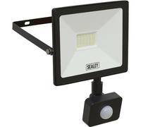 Extra Slim Floodlight with PIR Sensor - 20W SMD LED - IP65 Rated - 1700 Lumens