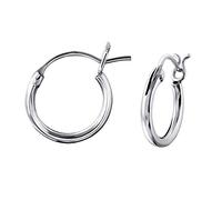 Extra Small Creole Hoop Earrings 925 Sterling Silver - 10mm