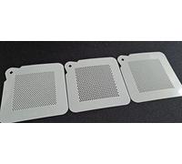 Extra Small Triangles Circles Squares Reusable Set of 3pcs Stencils Size Texture Mesh Paint Airbrush Model Aircraft Geometric Pattern Carbon Fiber Shapes FX