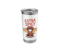 Extra Spicy Samurai Cat Taco Warrior Funny Stainless Steel Insulated Tumbler