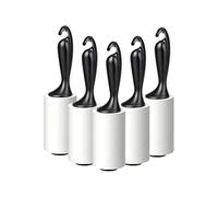 Extra Sticky Lint Remover Roller with 56 Easy Peel Sheets(2 Pcs) for Cat & Dog Fur, Handle Included Quickly Removes Pet Hair, Dust, Fluff from Clothes, Furniture and Carpet